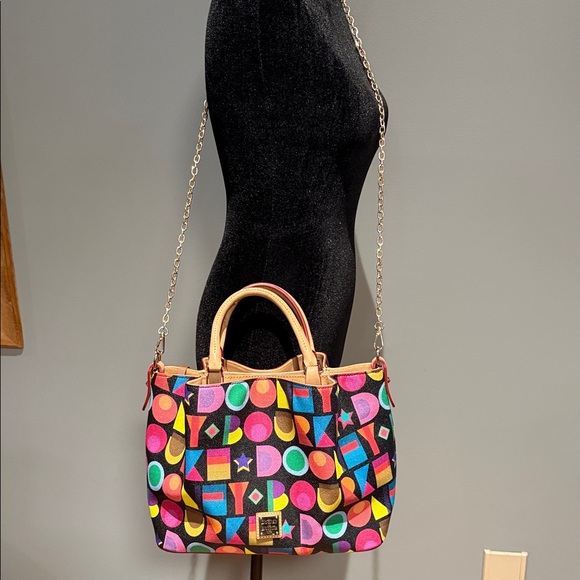 Dooney & Bourke Multicolor Graphic Shoulder Bag - Picture 14 of 15